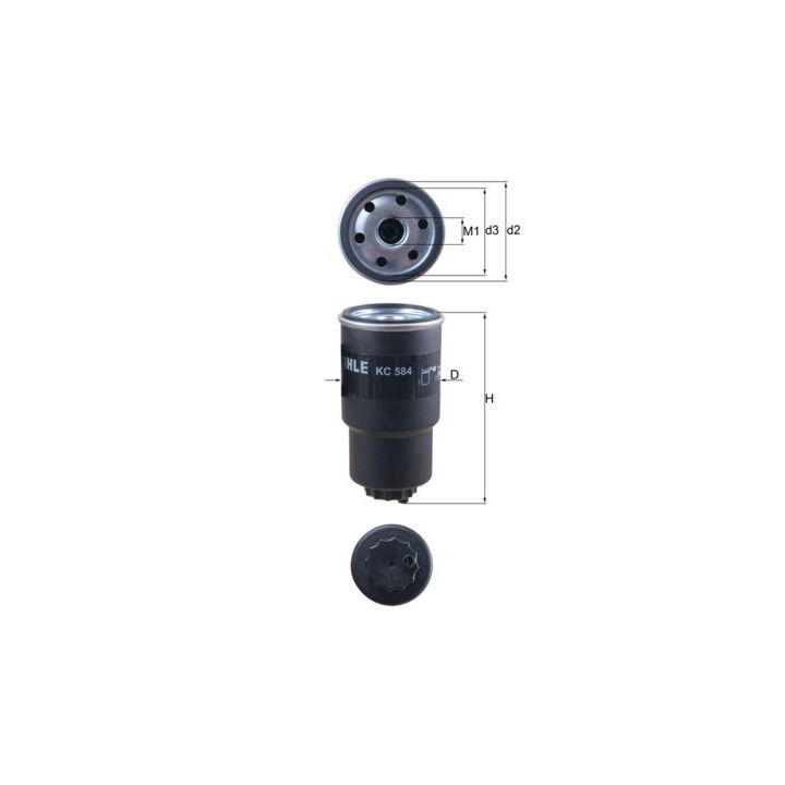 Kuro filtras KNECHT KC 584