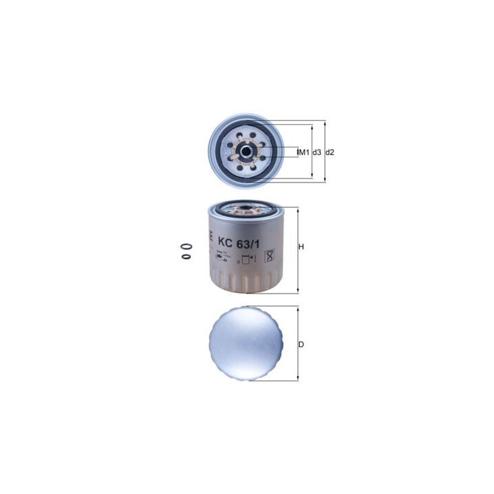Kuro filtras KNECHT KC 63/1D