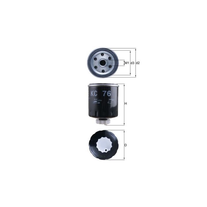 Kuro filtras KNECHT KC 76