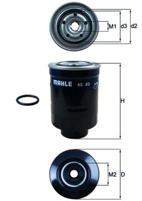 Kuro filtras KNECHT KC 83D