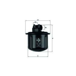 Kuro filtras KNECHT KL 108
