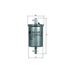 Kuro filtras KNECHT KL 165