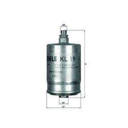 Kuro filtras KNECHT KL 19