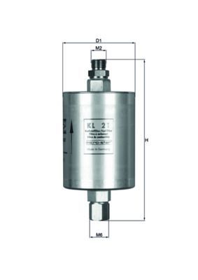 Kuro filtras KNECHT KL 21