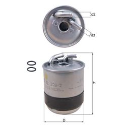 Kuro filtras KNECHT KL 228/2D