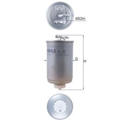 Kuro filtras KNECHT KL 43