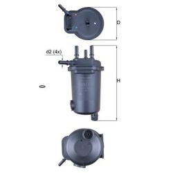 Kuro filtras KNECHT KL 632D