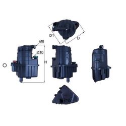 Kuro filtras KNECHT KL 832D