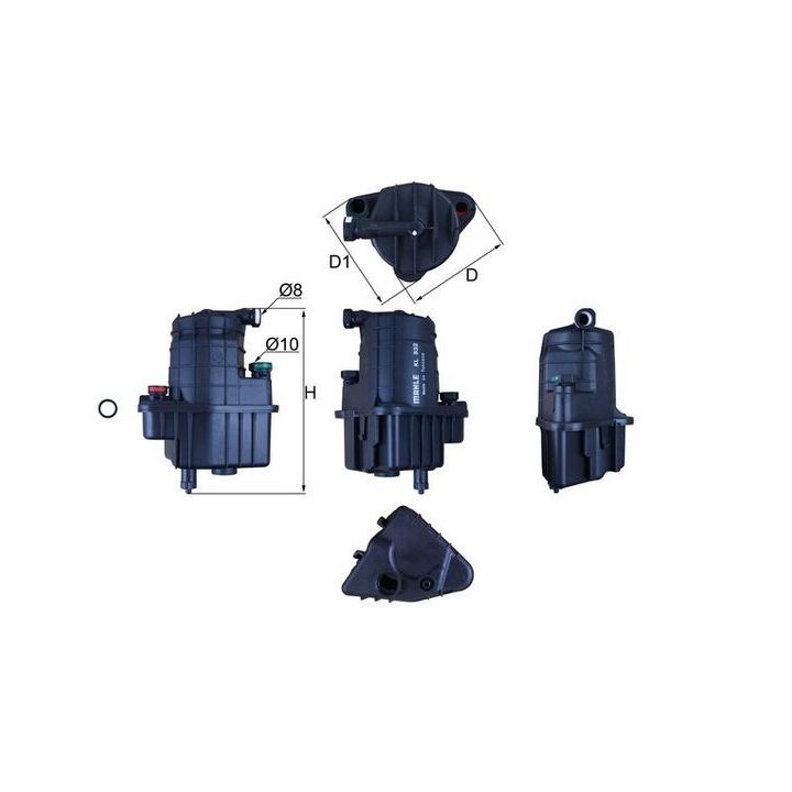 Kuro filtras KNECHT KL 832D