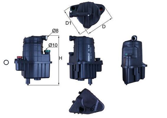 Kuro filtras KNECHT KL 832D