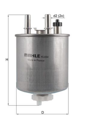 Kuro filtras KNECHT KL 834