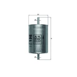 Kuro filtras KNECHT KL 95