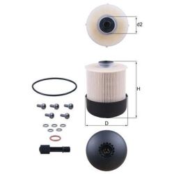 Kuro filtras KNECHT KX 338/28D