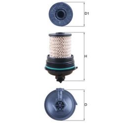 Kuro filtras KNECHT KX 480