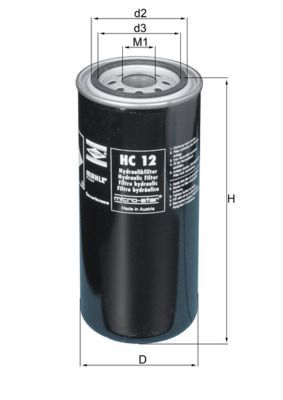 Hidraulinis filtras, automatinė transmisija KNECHT HC 12