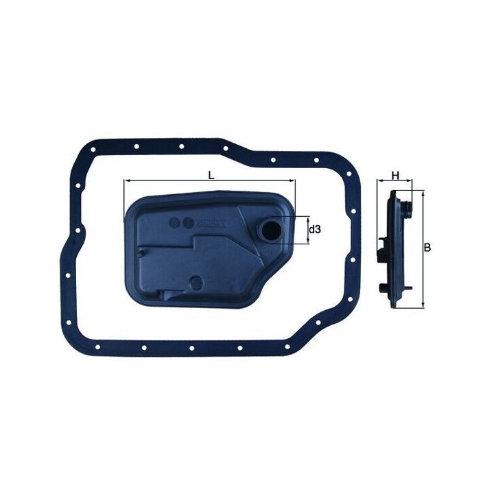Hidraulinis filtras, automatinė transmisija KNECHT HX 149D