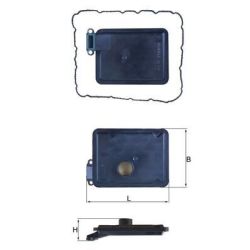 Hidraulinis filtras, automatinė transmisija KNECHT HX 254D