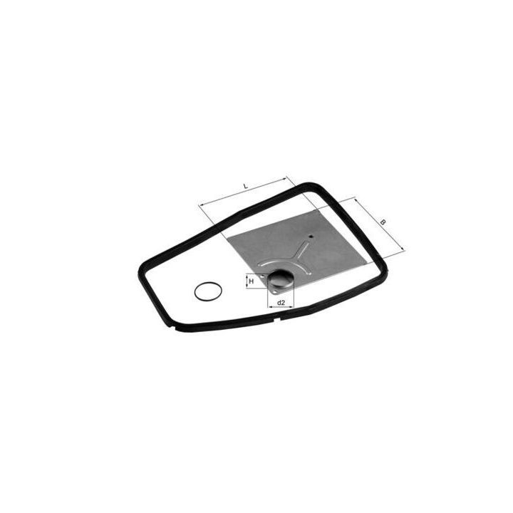 Hidraulinis filtras, automatinė transmisija KNECHT HX 88D