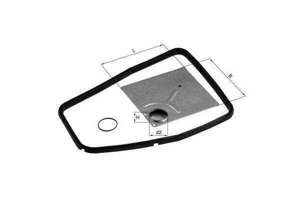 Hidraulinis filtras, automatinė transmisija KNECHT HX 88D