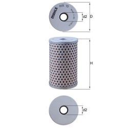 Hidraulinis filtras, vairo sistema KNECHT HX 15