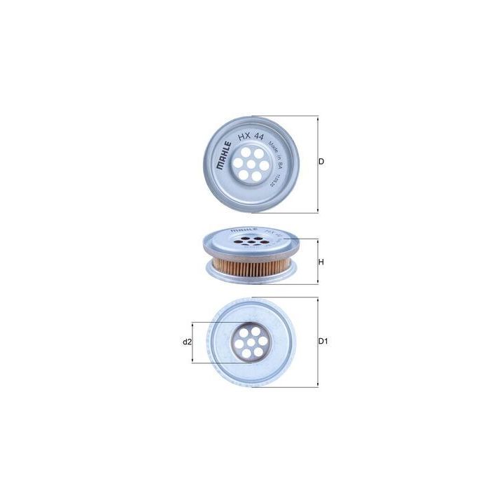 Hidraulinis filtras, vairo sistema KNECHT HX 44