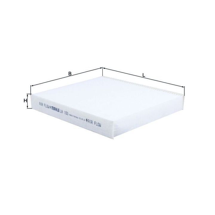 Filtras, salono oras KNECHT LA 100