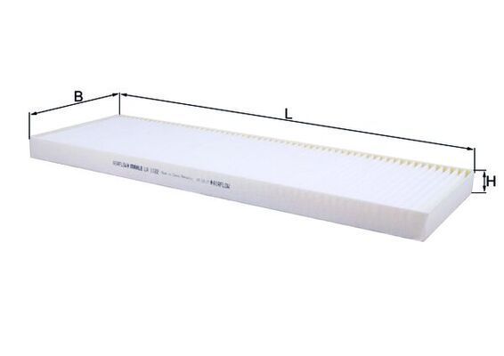 Filtras, salono oras KNECHT LA 1122