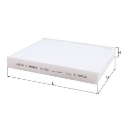 Filtras, salono oras KNECHT LA 1123