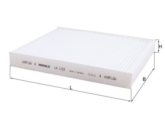 Filtras, salono oras KNECHT LA 1123