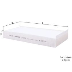 Filtras, salono oras KNECHT LA 1156/S