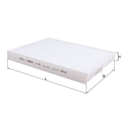 Filtras, salono oras KNECHT LA 1158