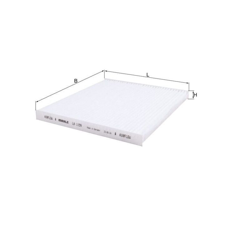 Filtras, salono oras KNECHT LA 1159