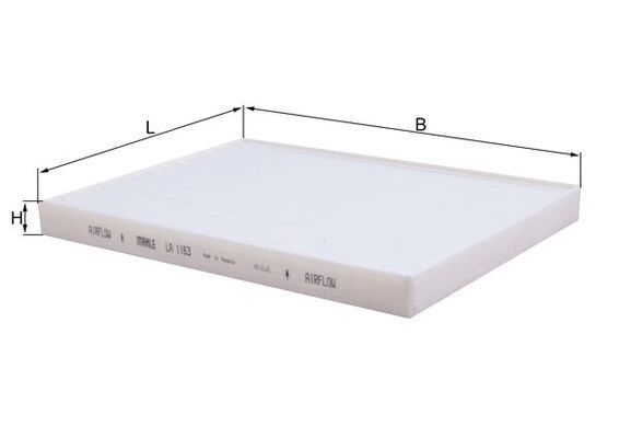 Filtras, salono oras KNECHT LA 1163