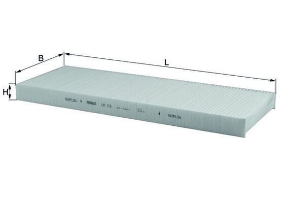 Filtras, salono oras KNECHT LA 118