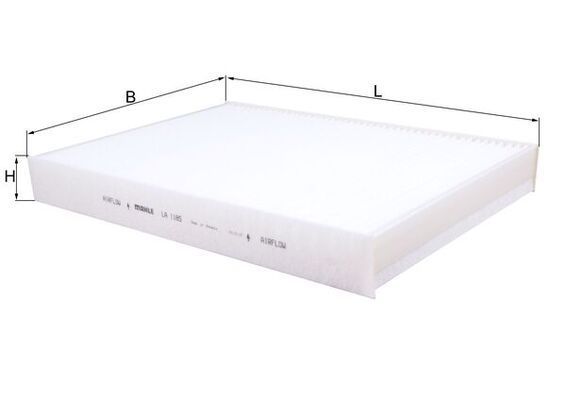 Filtras, salono oras KNECHT LA 1185