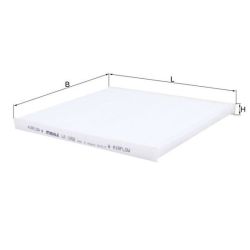 Filtras, salono oras KNECHT LA 1202