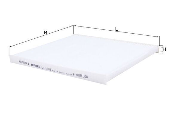 Filtras, salono oras KNECHT LA 1202