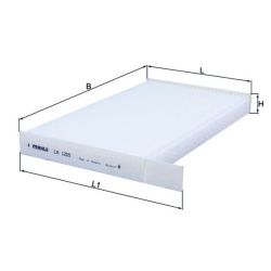 Filtras, salono oras KNECHT LA 1205