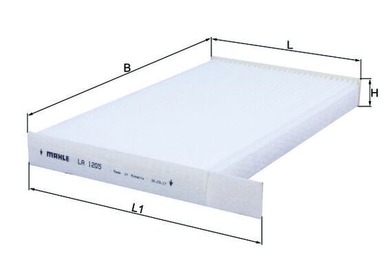 Filtras, salono oras KNECHT LA 1205