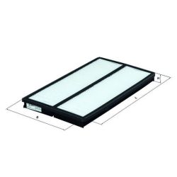 Filtras, salono oras KNECHT LA 121