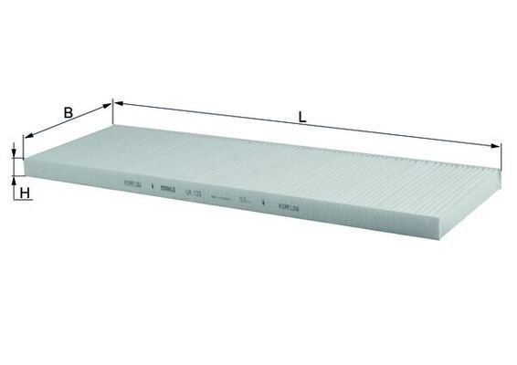 Filtras, salono oras KNECHT LA 123