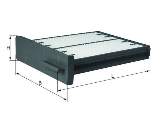 Filtras, salono oras KNECHT LA 125