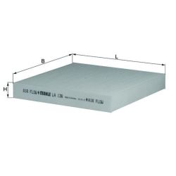 Filtras, salono oras KNECHT LA 136