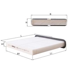 Filtras, salono oras KNECHT LA 1361