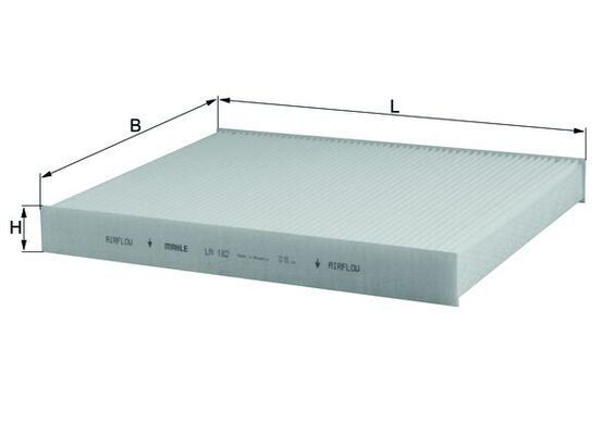 Filtras, salono oras KNECHT LA 182