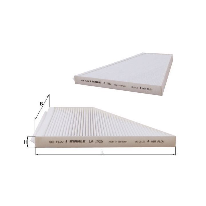 Filtras, salono oras KNECHT LA 1926