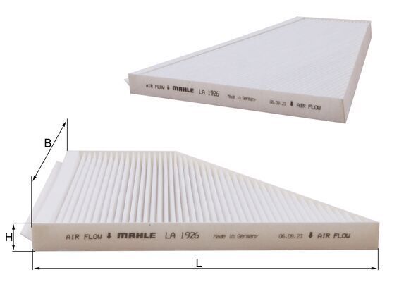 Filtras, salono oras KNECHT LA 1926