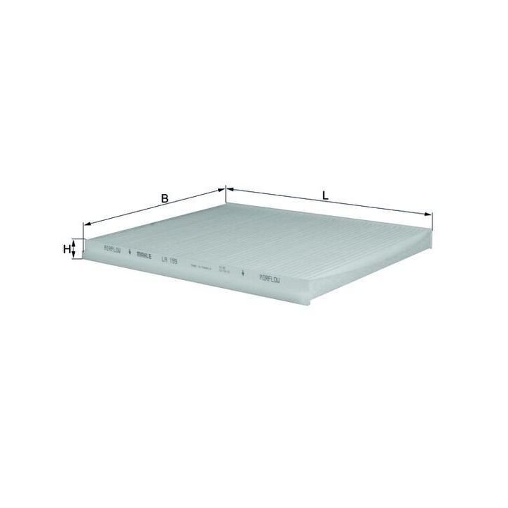 Filtras, salono oras KNECHT LA 199