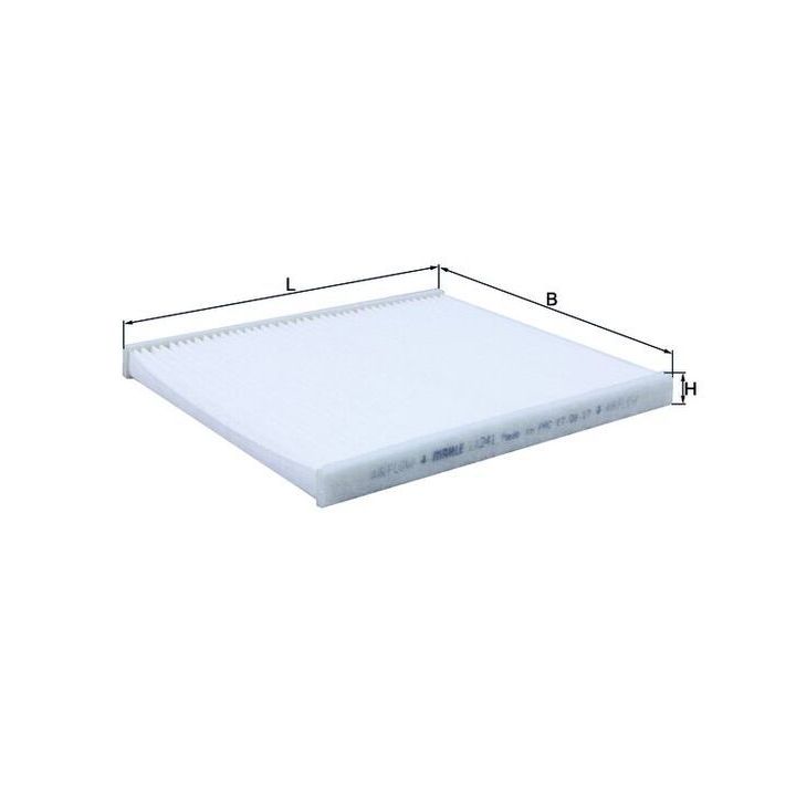 Filtras, salono oras KNECHT LA 241