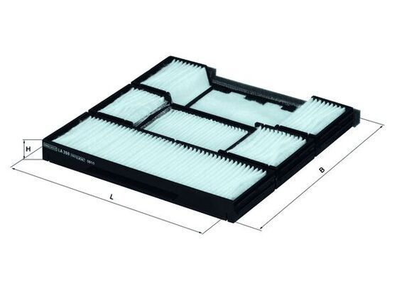 Filtras, salono oras KNECHT LA 269
